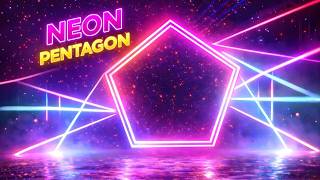 Neon Pentagon Party Lights With Music | Waves Laser Disco Visuals 🎊 screenshot 3