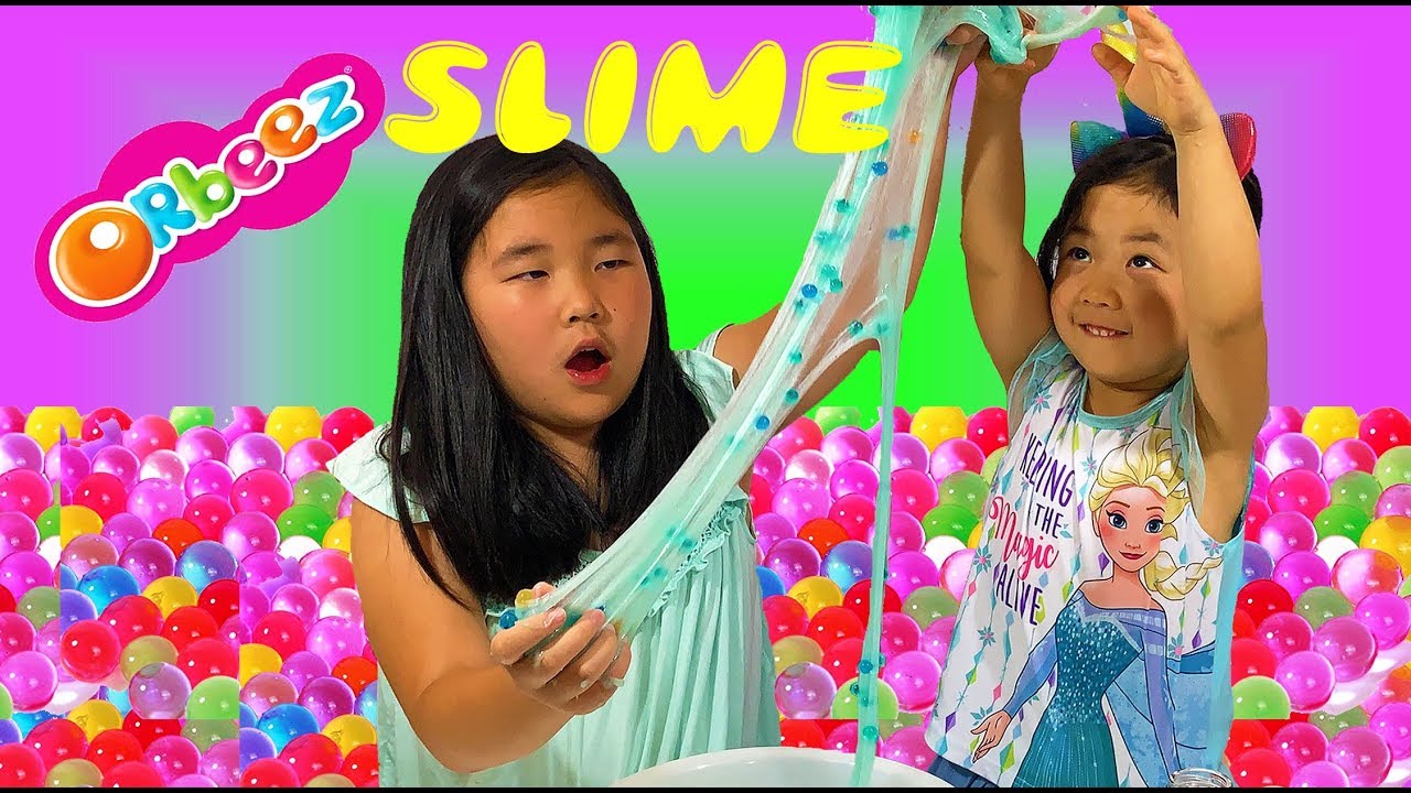 DIY Orbeez Slime! | How to make Orbeez! | Sasha & Ella