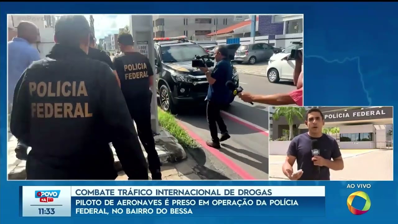 Piloto de aeronave é preso em operação da Polícia Federal, no bairro do Bessa - O Povo na TV