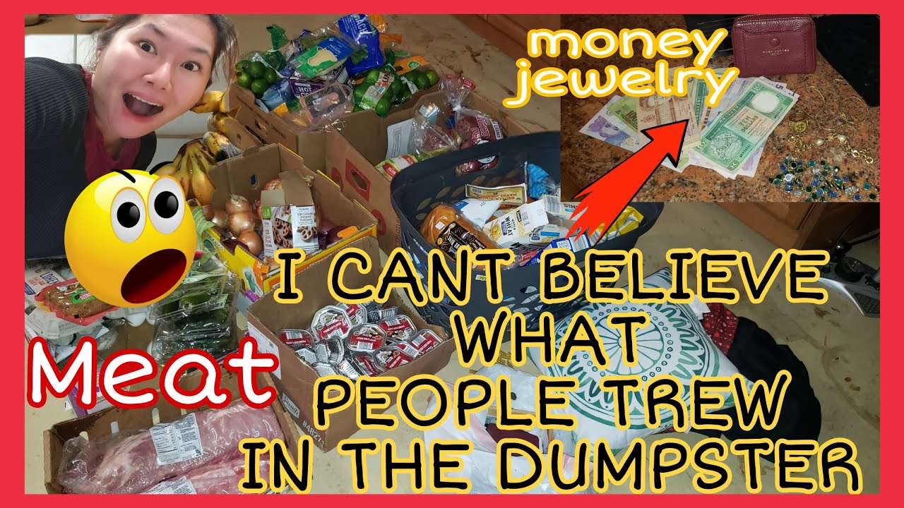 DUMPSTER DIVING OMG YOU WONT BELIEVE WHAT I FOUND YouTube