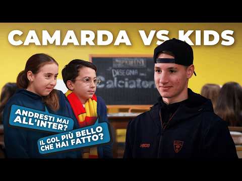 "IL MIO IDOLO È ZLATAN! GIOCARE ALL'INTER? NON SO..." | FRANCESCO CAMARDA vs KIDS!