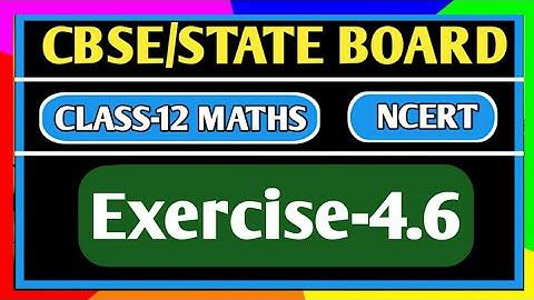 Exercise-4.6||Class12 NCERT MATHS||System of Linear Equations|| Matrices and Determinant||Maths Side