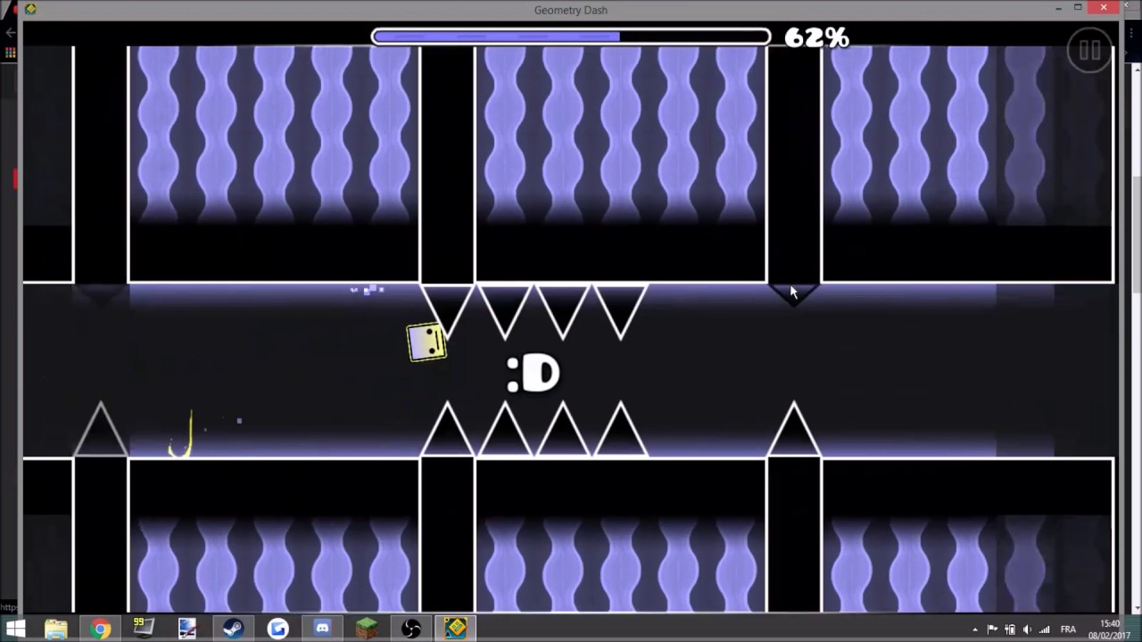 Geometry Dash [Challenge] - The Corridor - by Axxorz (me lol)