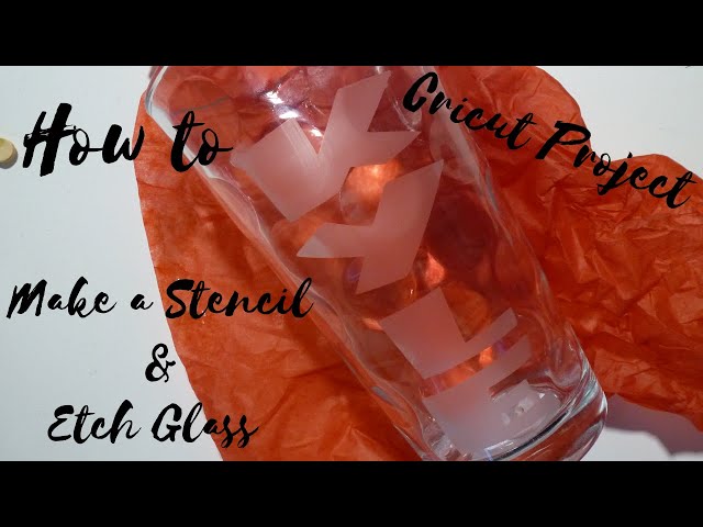 How to etch glass with your Cricut - NeliDesign