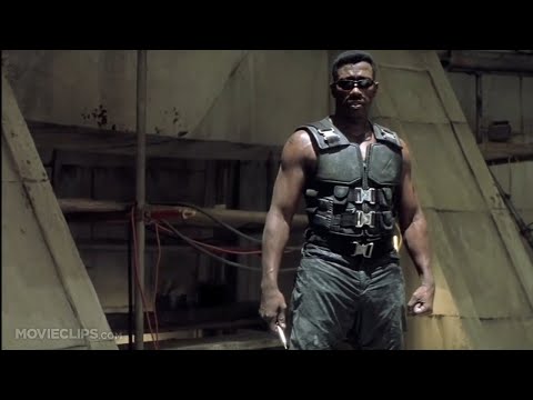 السياف يواجه وحش مصاصين الدماء مشهد نار