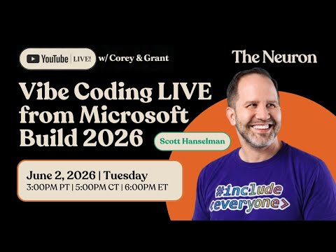 Scott Hanselman Showcases Engineering with AI LIVE from Microsoft Build 2026