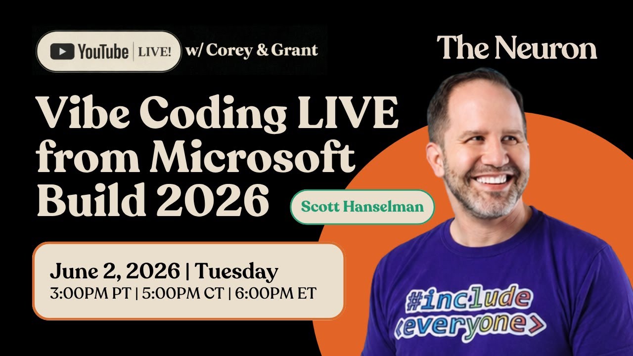Scott Hanselman Showcases Engineering with AI LIVE from Microsoft Build 2026
