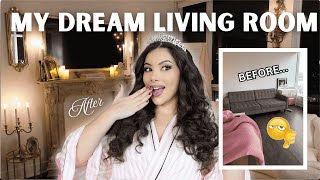 MY DREAM LIVING ROOM TOUR (fit for a princess) 🎀