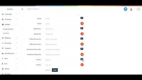 How to create a contact in tracmor