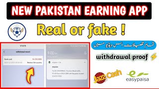 New easypaisa jazzcash earning app | wmfb1268 full details | withdrawal proof