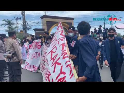 Mahasiswa di Bengkulu kembali gelar Demo Tolak Kenaikan BBM