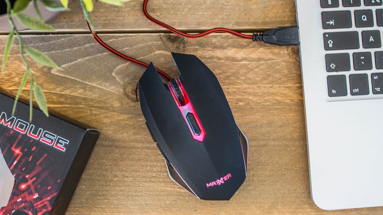 €5 Muis - Mooi of zooi? Maxxter Gaming Mouse - YouTube