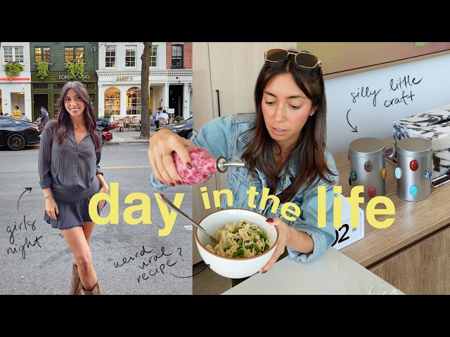 FALL VLOG! cute DIY "decor", trying a viral recipe, fall shoe haul & GNO!