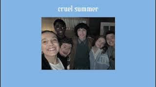 cruel summer - taylor swift (sped up)