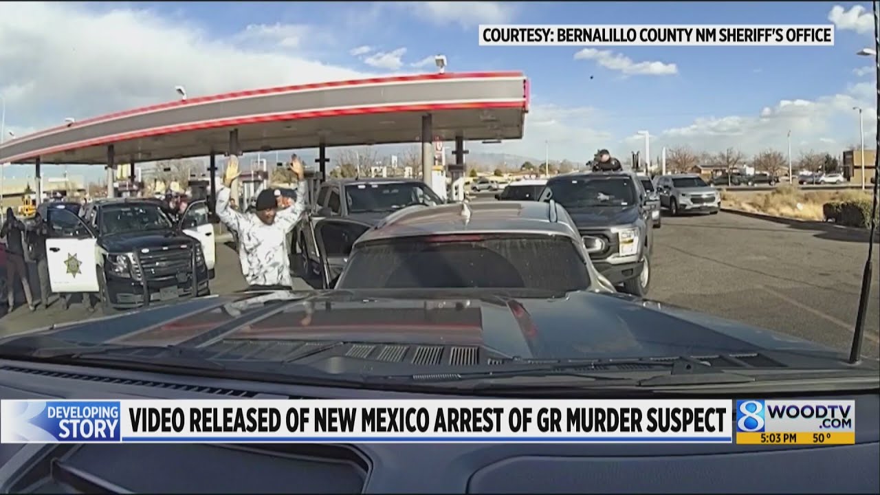 Video shows New Mexico arrest of GR murder suspect YouTube