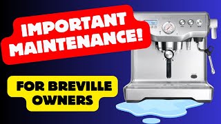 How to check for leaking orings on the Breville Dual Boiler and Oracle Machines