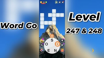 Word Go Level 247 and 248 Answers 🧩 | Tips & Solutions | Word Link Puzzle | Go Answer
