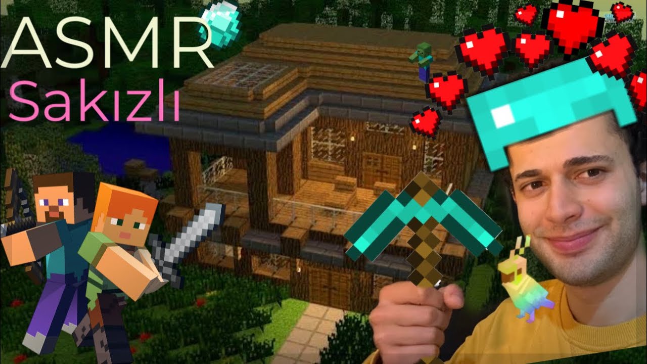 1 SAAT SAKIZLI MİNECRAFT ASMR TÜRKÇE | OYUN ASMR | RAHATLATICI ASMR | GAMEPLAY ASMR