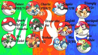 All my Pokemon teams on a slideshow as a video cause Posts make the images shortened or whatever