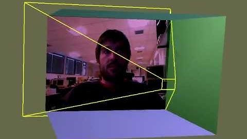 Video stream as projective texture