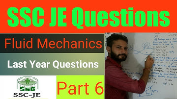 49) SSC JE Previous Year Questions - Part 6 | Fluid Mechanics ~ Hindi | Mechanical Engineering