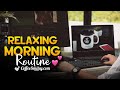 Relaxing morning routines at work coffee music playlist