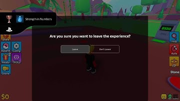 Roblox Strength In Numbers Trophy