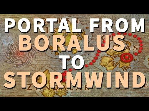 Portal from Boralus to Stormwind WoW