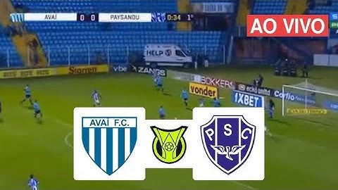 Avaí x Paysandu AO VIVO pela Série B do Brasileirão
