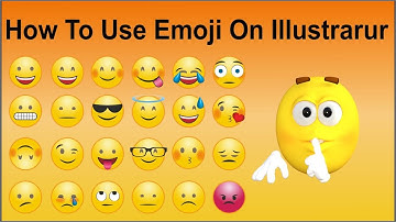 How Use Emoji in Illustrator Software | for Beginner Part 2