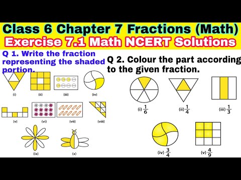Class 6 CH 7 Fractions, Math, NCERT Solutions, Exercise 7.1, Exercise  7.2, Exercise 7.3, Exercise 7.4, Exercise 7.5, Exercise 7.6