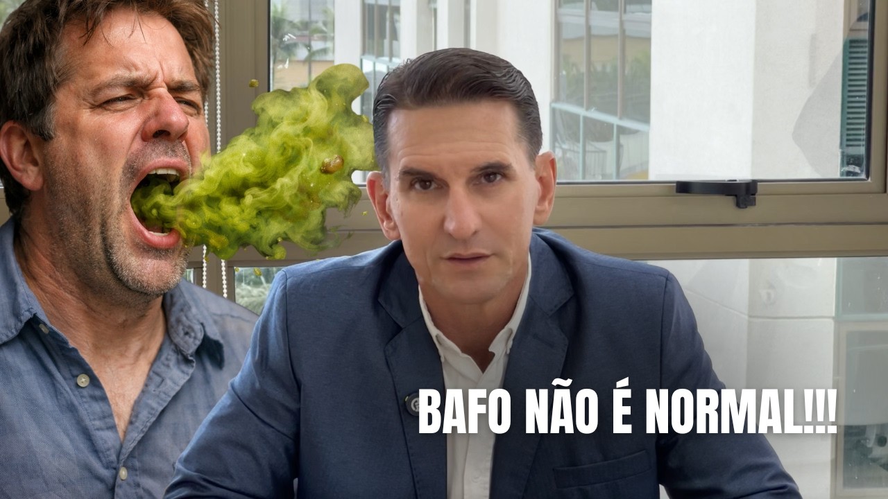 Bafo não é normal: não é só falta de escovar os dentes!
