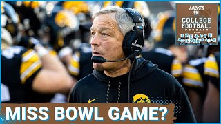 OVERRATED? Iowa Hawkeyes BRUTAL schedule could see Kirk Ferentz MISS bowl game in 2025 in Big 10