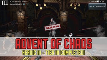 Injustice 2 Mobile | Advent of Chaos - Heroic III - Tier III Completed!