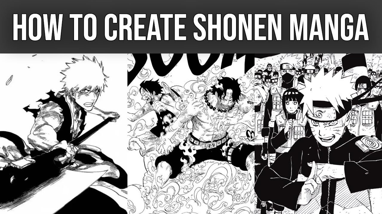 How To Make A SUCCESSFUL Shonen Manga/Comic In 8!  Writing Tips for The  Shounen Genre