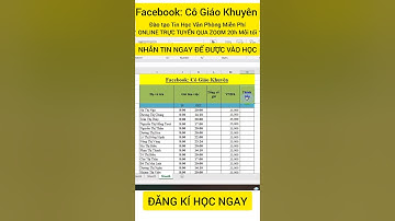 Cách tính thời gian tăng ca thêm giờ cực nhanh trong excel | Cô Giáo Khuyên Official #Short