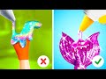 GLUE GUN VS 3D PEN! || How to Become a Mermaid! I Was Adopted by Mermaid Family By 123 GO Like!
