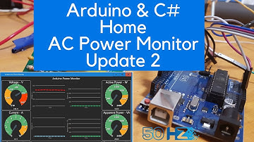 Arduino AC Power Monitor Project update 2