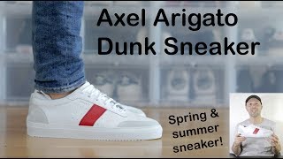 axel arigato dunk sneaker