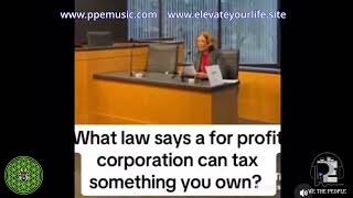 What law says a for profit corporation can tax you
