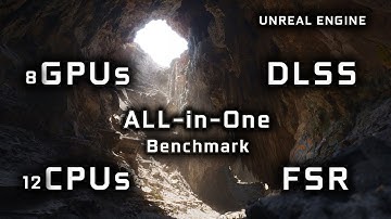All-in-One Benchmark Unreal Engine 5 - Tested 8 GPUs, 12 CPUs, DLSS 3.5, FSR 3.0, Nvidia and AMD