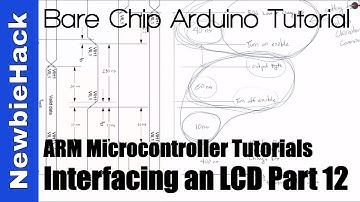 25. How to Interface an LCD to an ARM Microcontroller Tutorial - Part 12