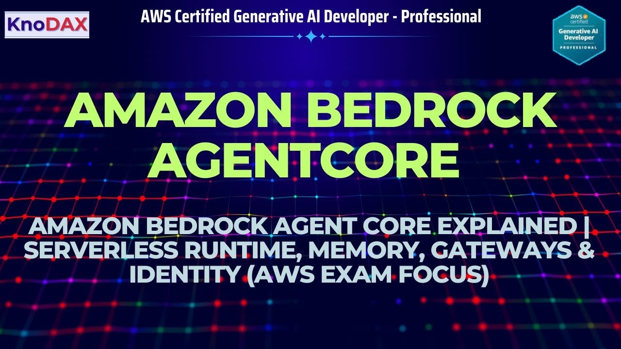 Amazon Bedrock AgentCore Explained | Serverless Runtime, Memory ...