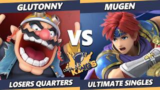 Cafeteria Cup Kings TOP 8 - Glutonny (Wario) Vs. Mugen (Roy) Smash Ultimate - SSBU