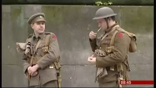 WWI - The Somme - Ghost soldiers around the UK #WeAreHere - BBC Breakfast News - 2nd July 2016