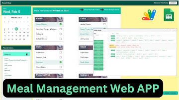 Build Hotel & Catering Management System using Google Sheets and google Apps script