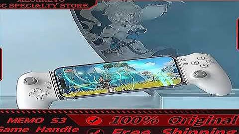 Memo S3 Gamepad Type-C Mobile Phone Controller Hall Effect Stretching Handle Stick Joystick And