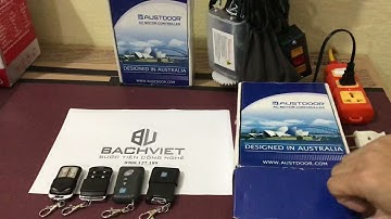 HD cài điều khiển cửa cuốn Austdoor chính xác tại nhà! 0988127189