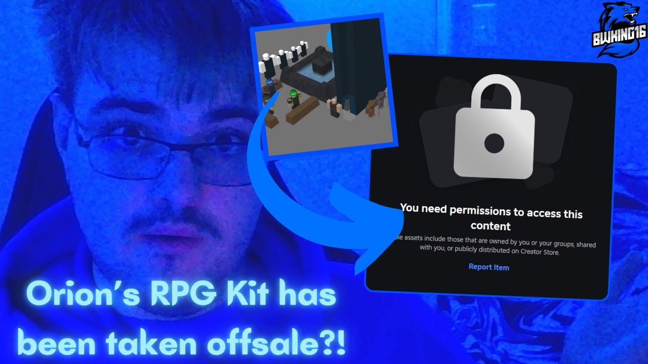 An update on Orion's RPG Kit. (It's been taken offsale...) - YouTube