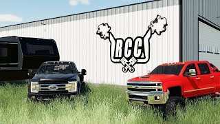 FS19- CUSTOM SHEDS & NEW LOGO FOR THE DEALERSHIP! ROLLIN COAL CUSTOMS